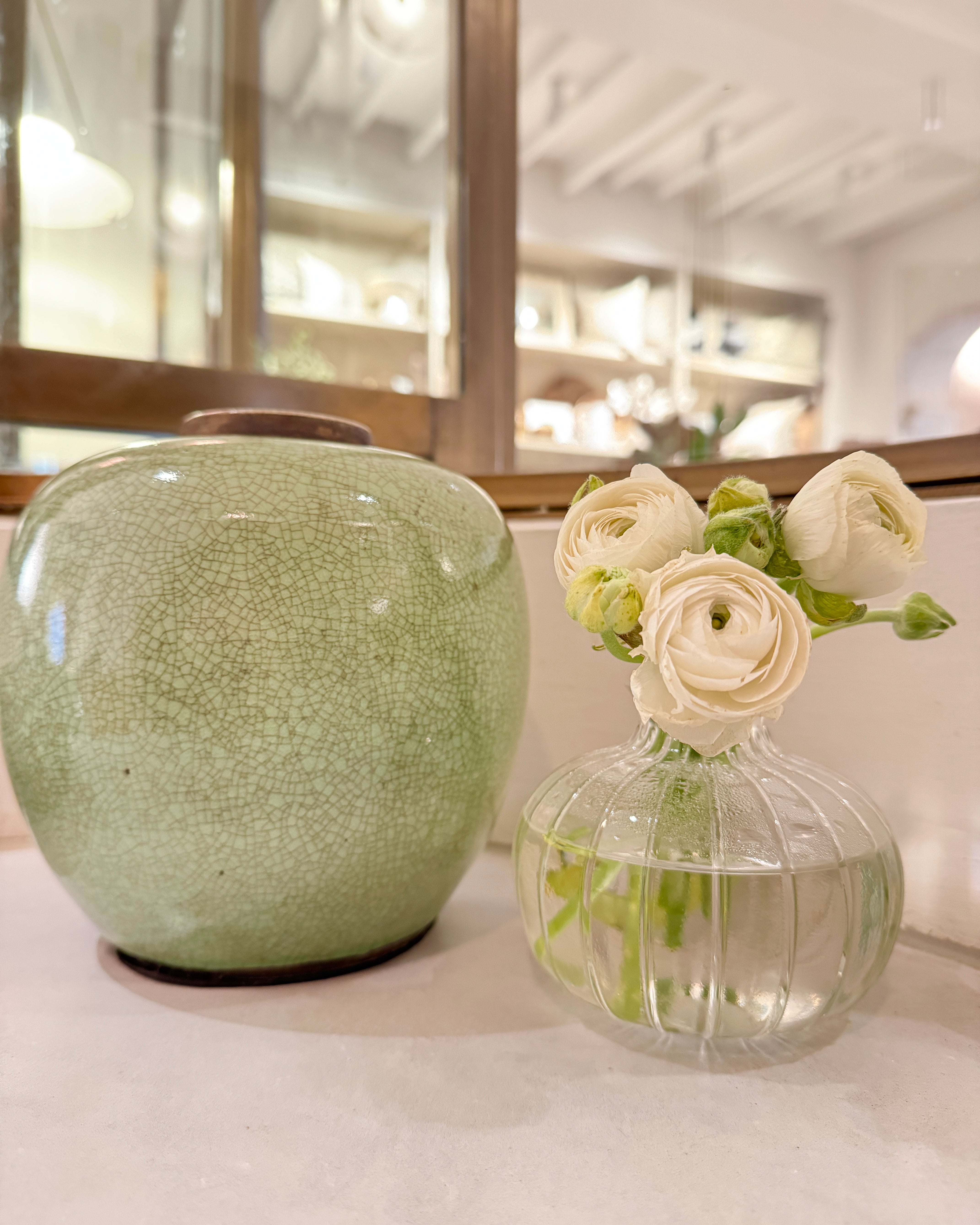 Clear Eleanor Glass Bud Vase