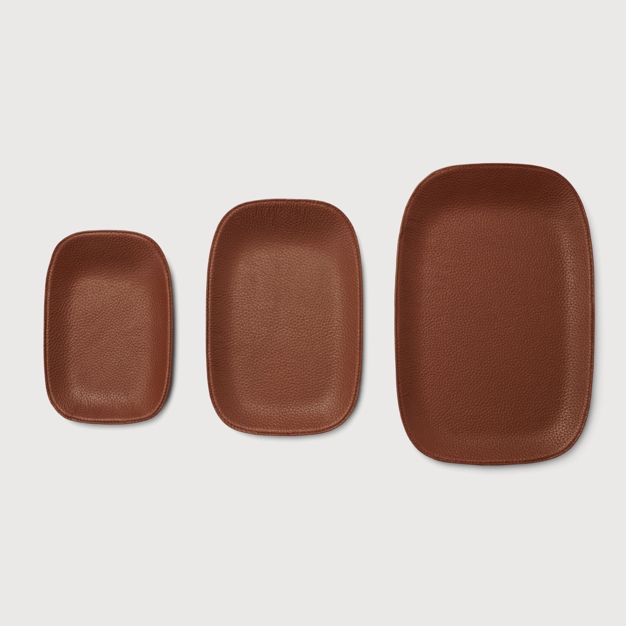Oxford Leather Valet Tray, Large
