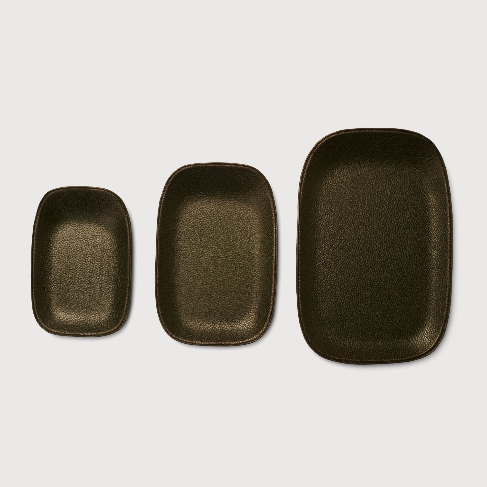Oxford Leather Valet Tray, Small