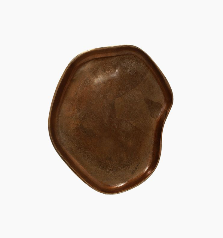 Irregular Tray Small Copper