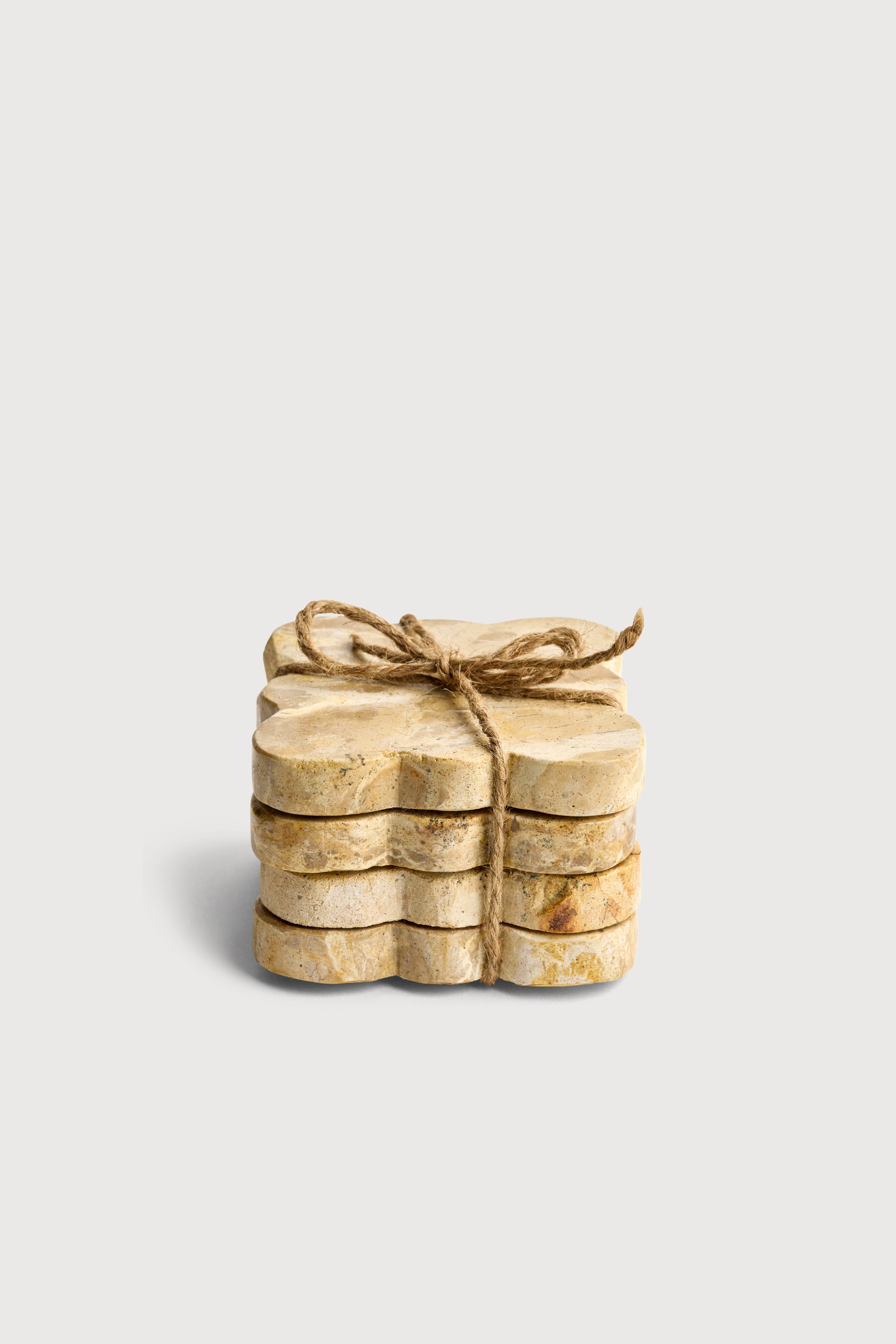 Marmo Scalloped Coasters