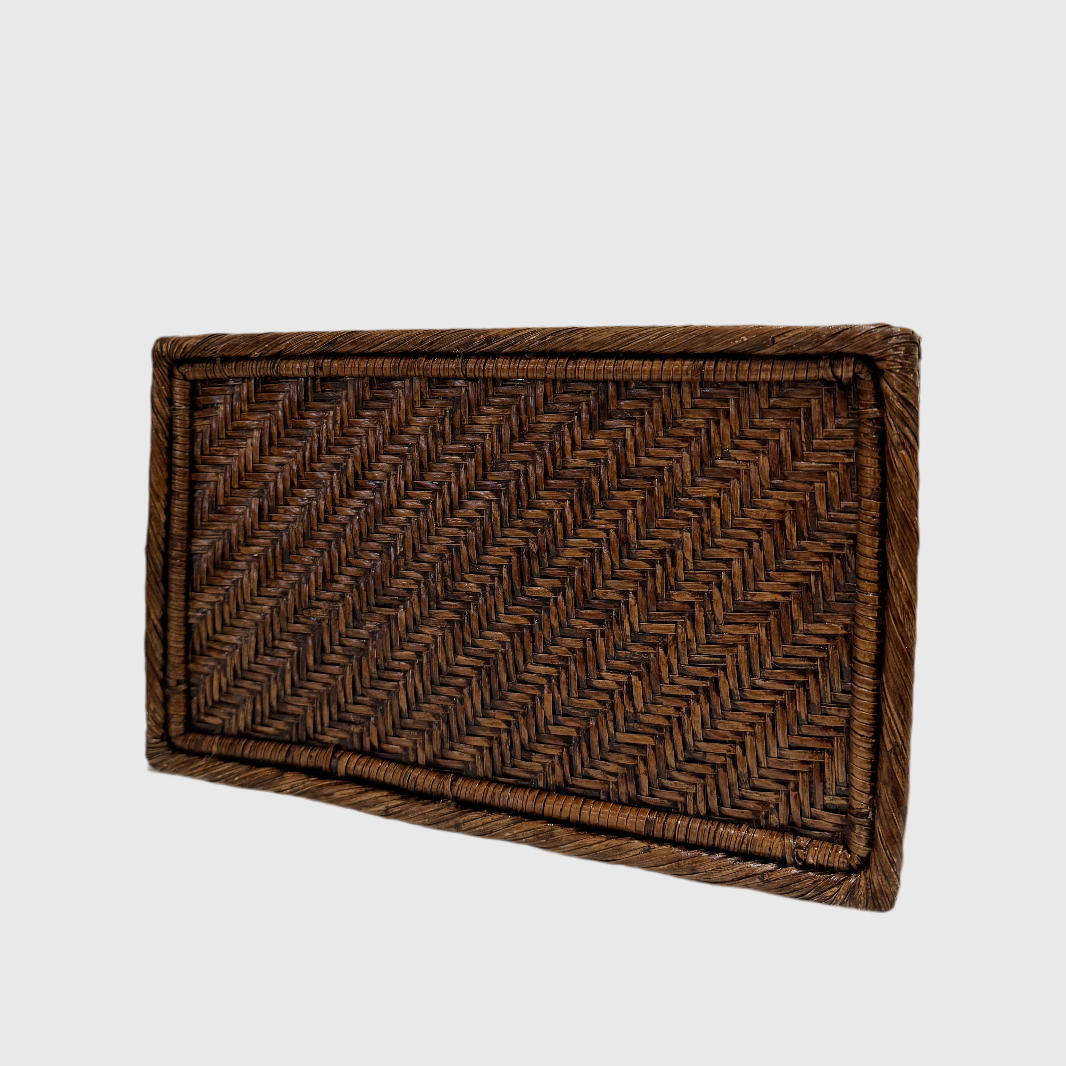 Bed Side Rattan Tray
