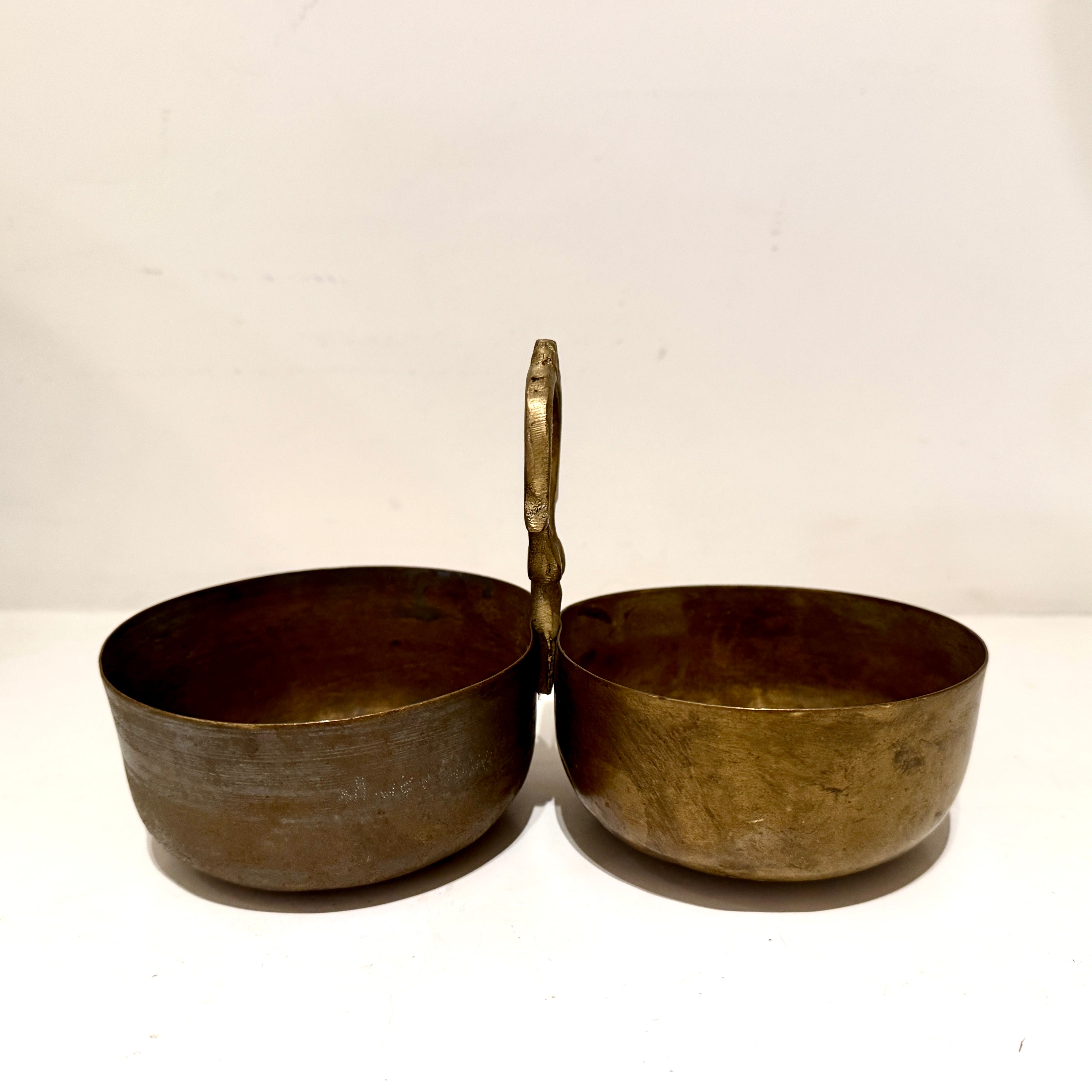 Vintage Brass Serving Vessel Small