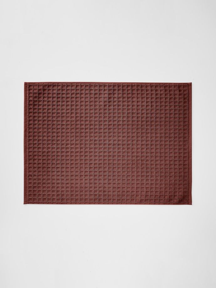 Aura Waffle Bath Mat