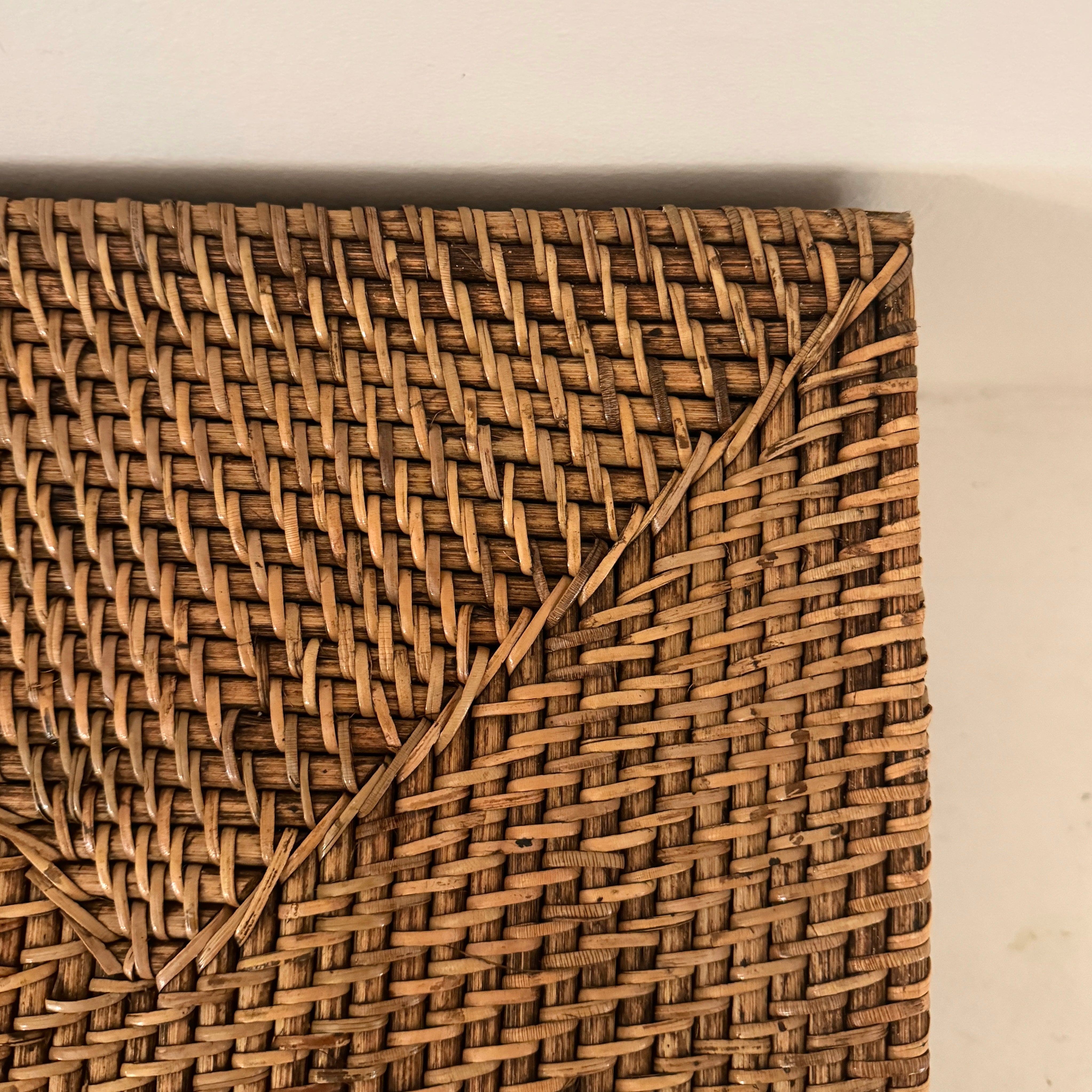 Rattan Rectangular Box, Brown