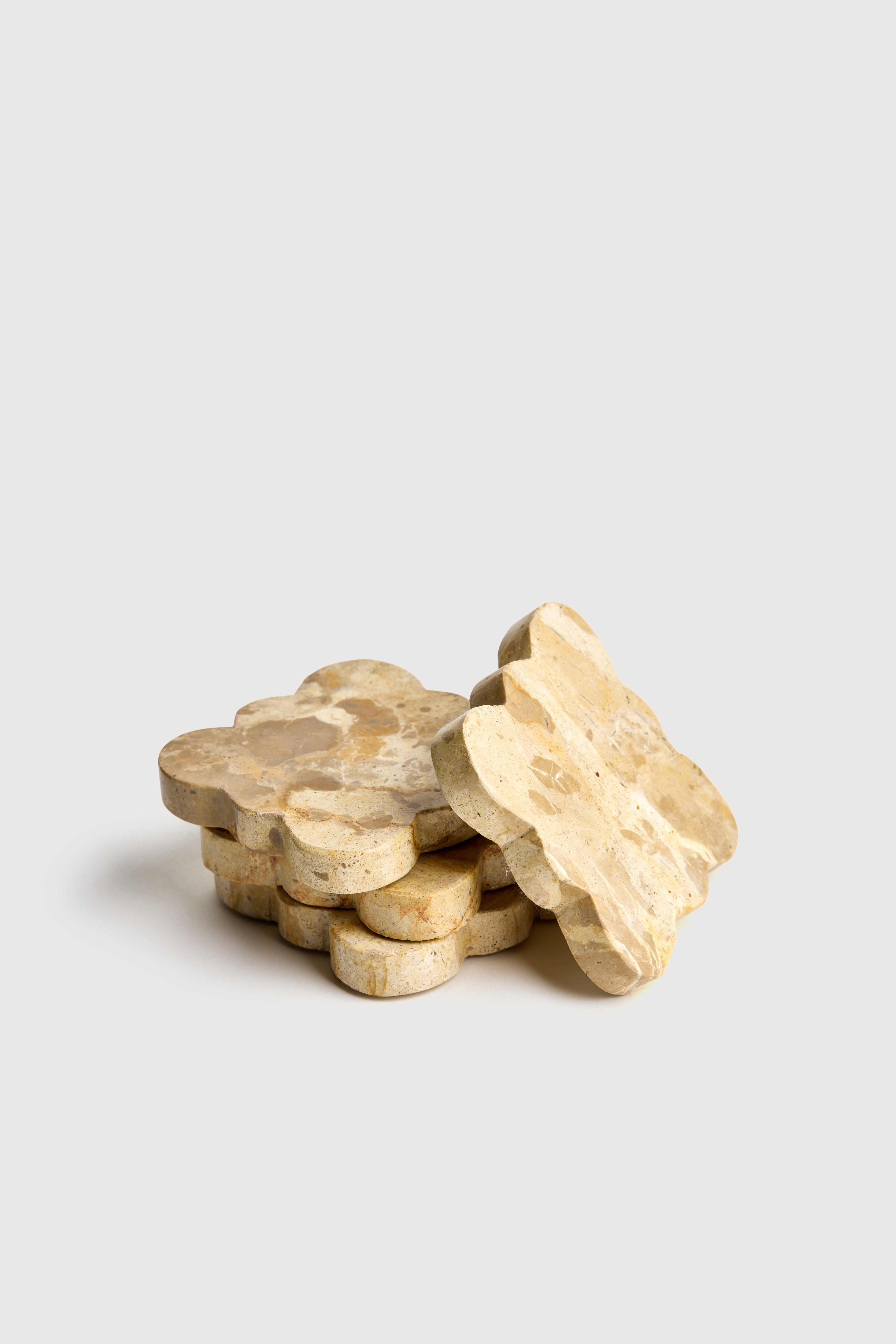 Marmo Scalloped Coasters