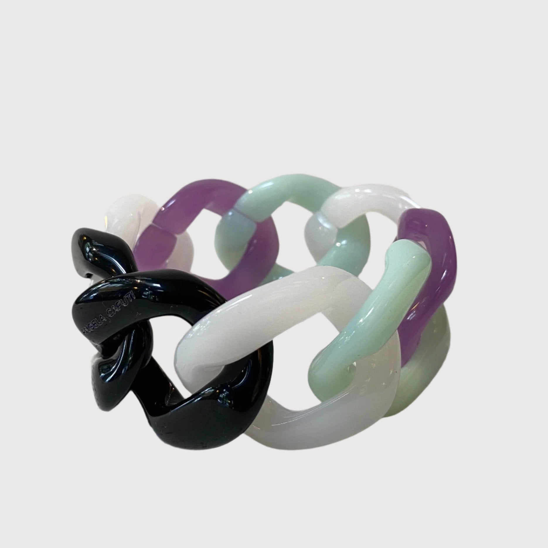 Chain Bracelet, Turquoise / Violet / Multi