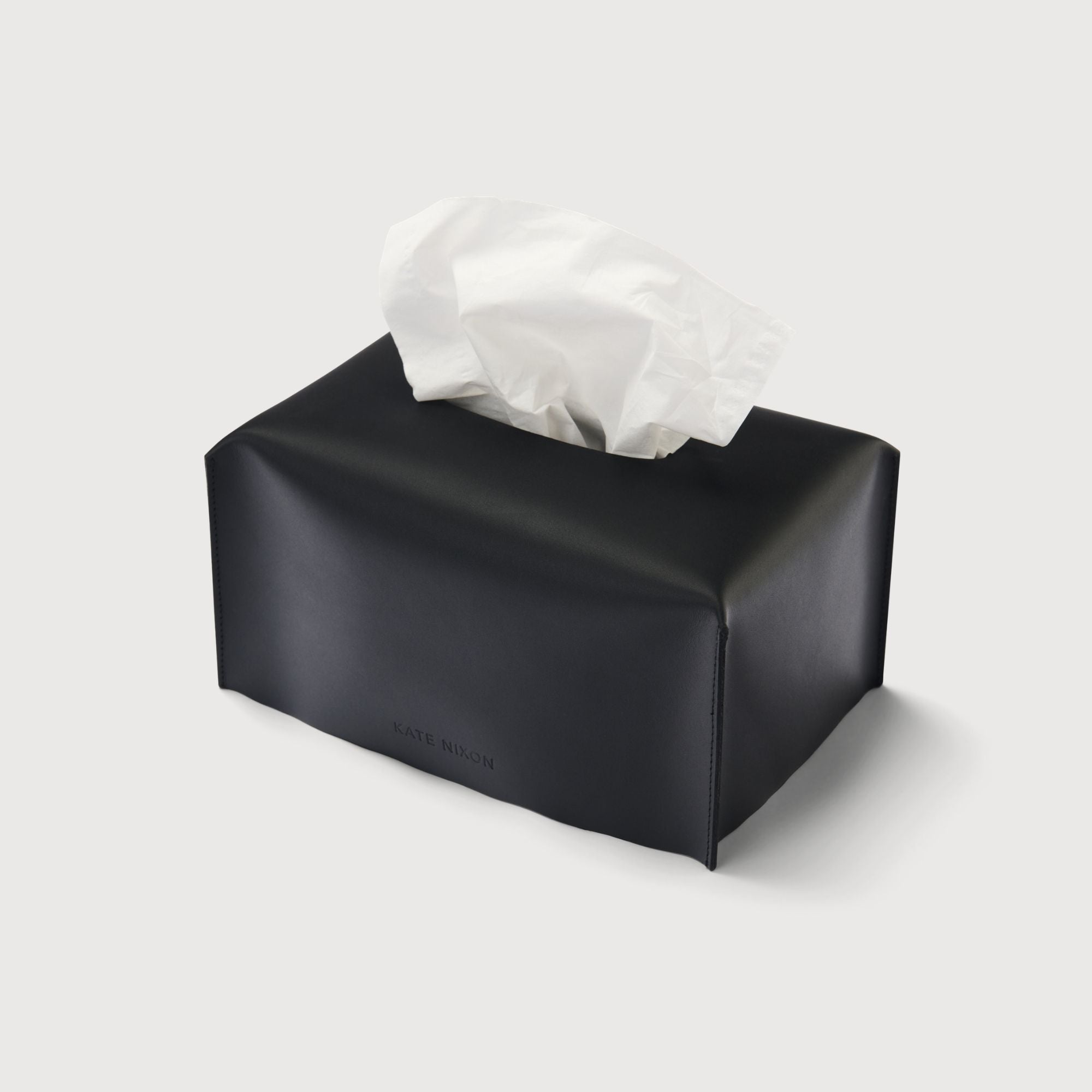 Oxford Leather Tissue Cover, Rectangle