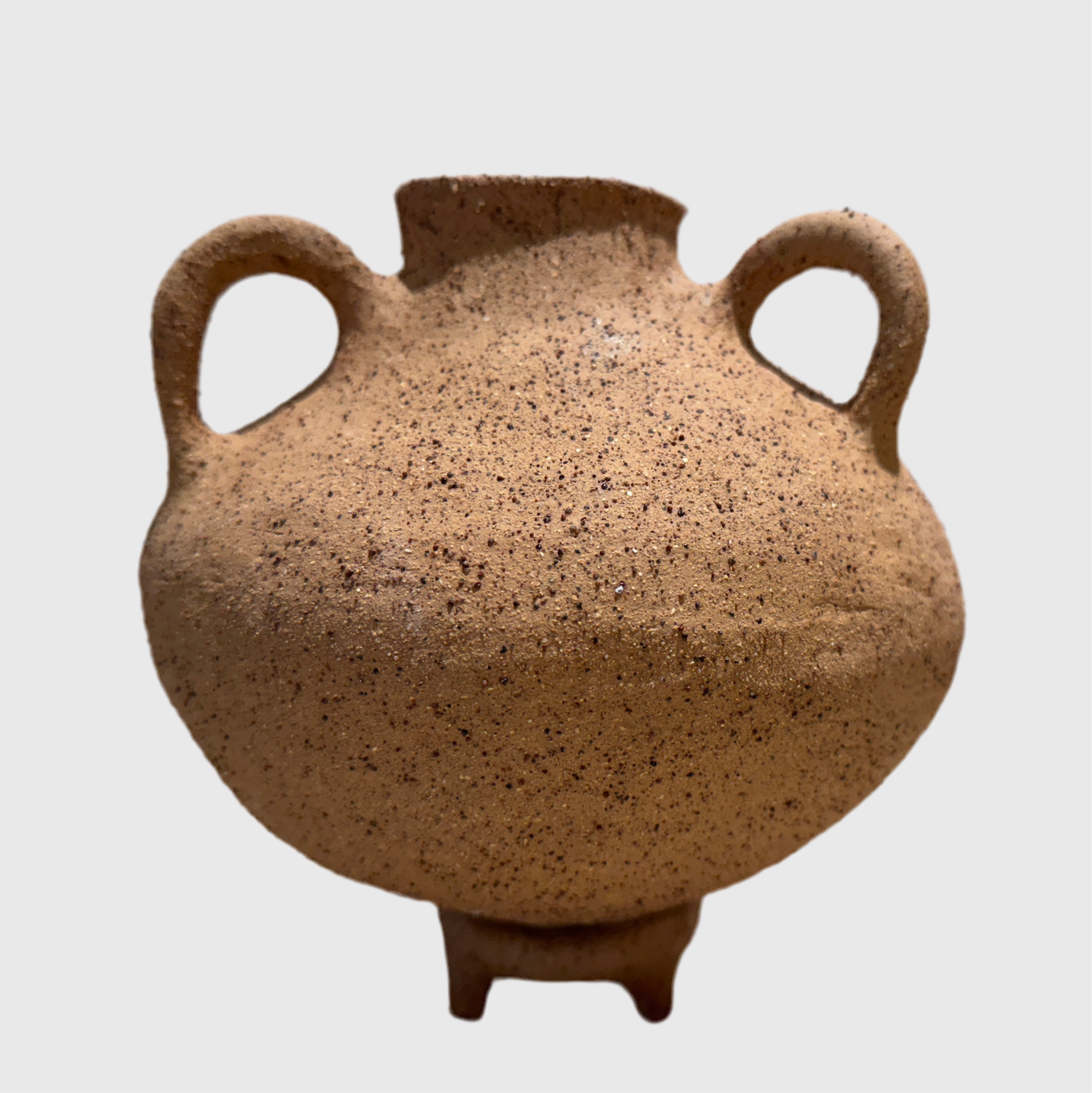 Desert Sand Round Urn & Stand