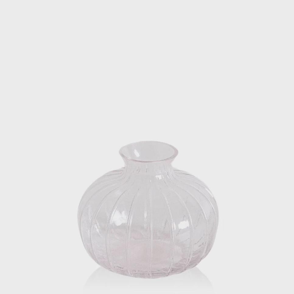 Clear Eleanor Glass Bud Vase