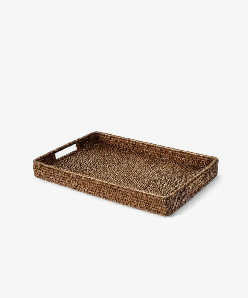 Coco Rectangular Tray, Rattan