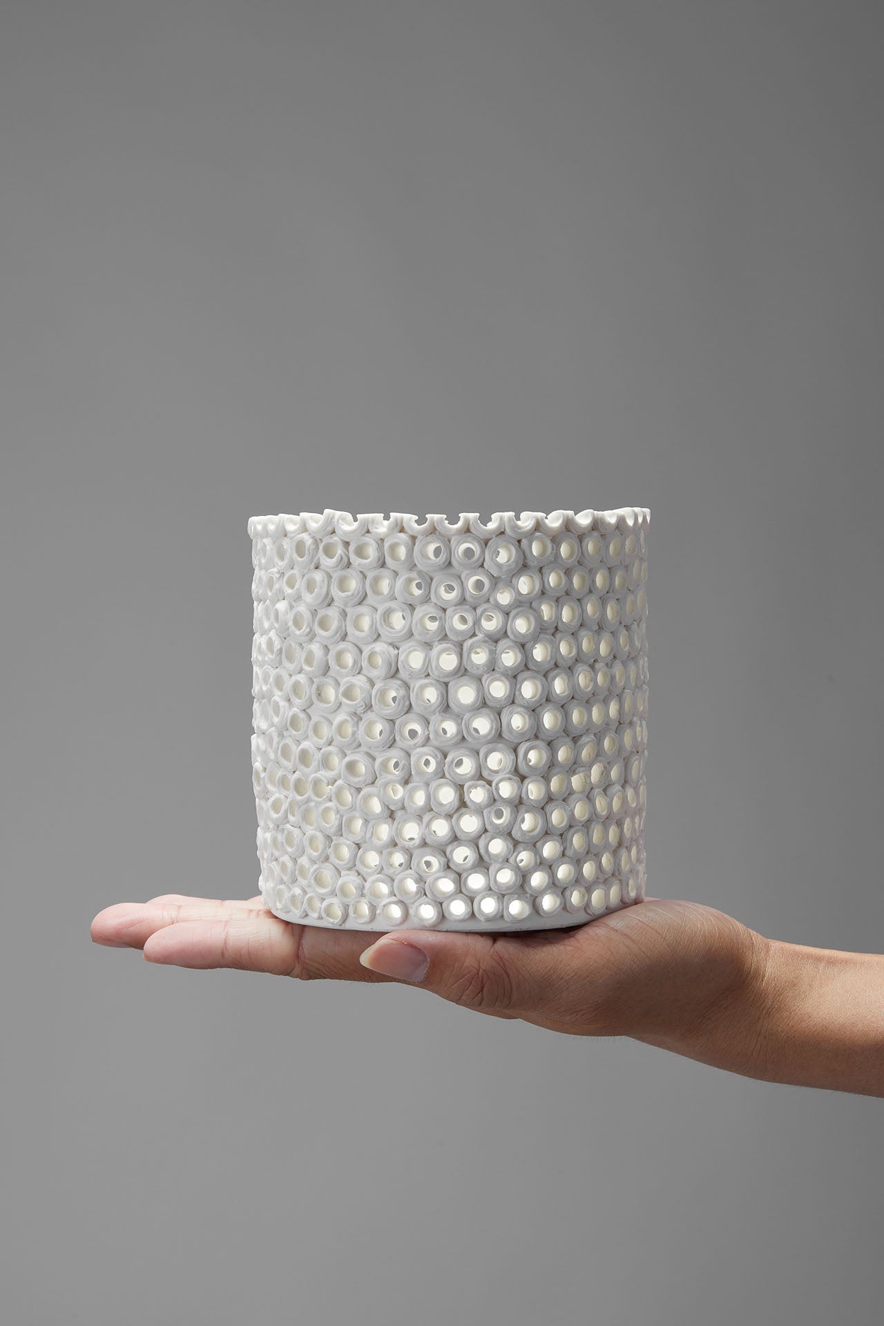 Coralite Vase Ivory Small