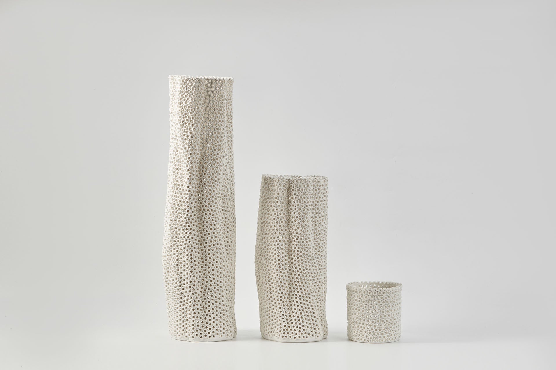 Coralite Vase Ivory Small