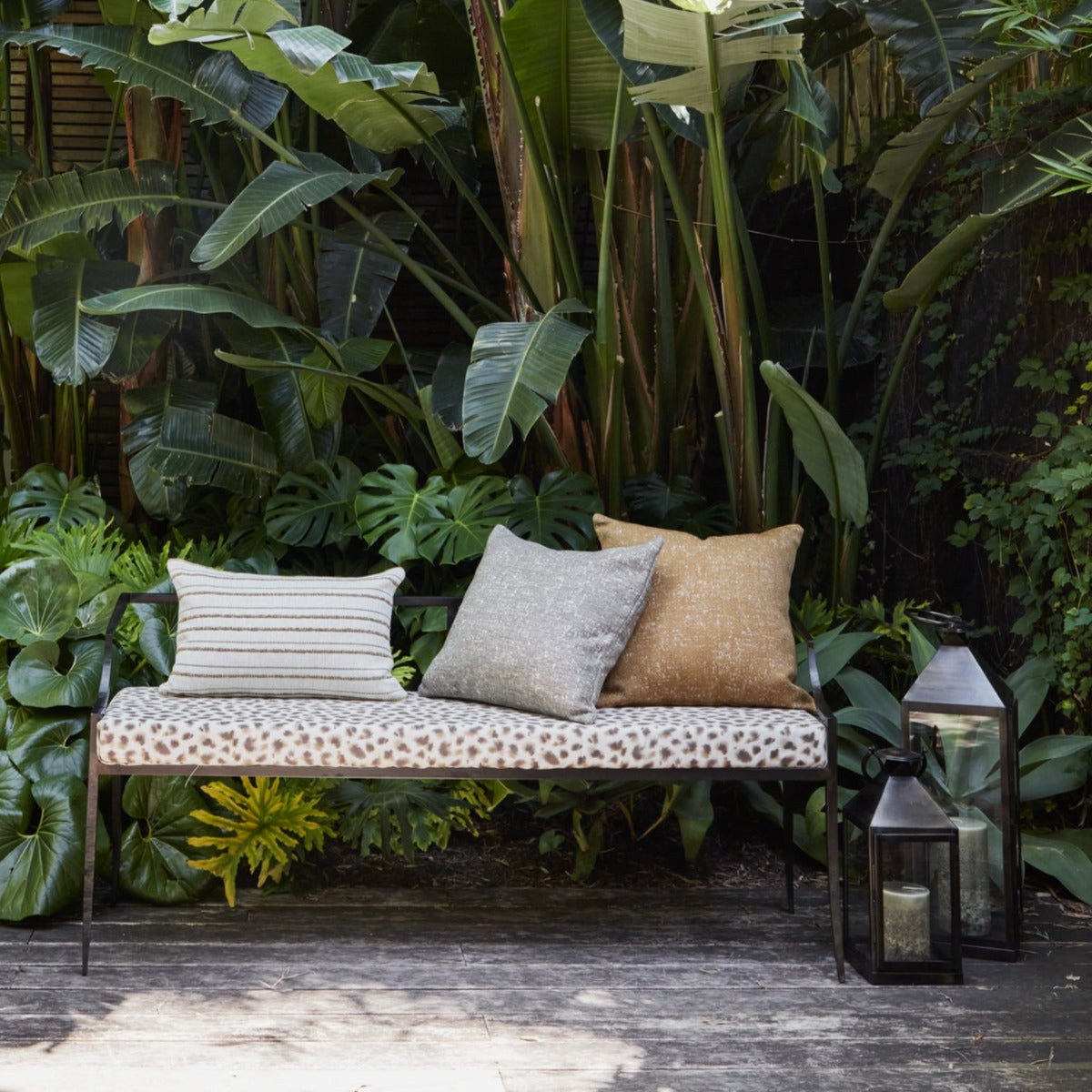 Tapiz Gold Outdoor Cushion