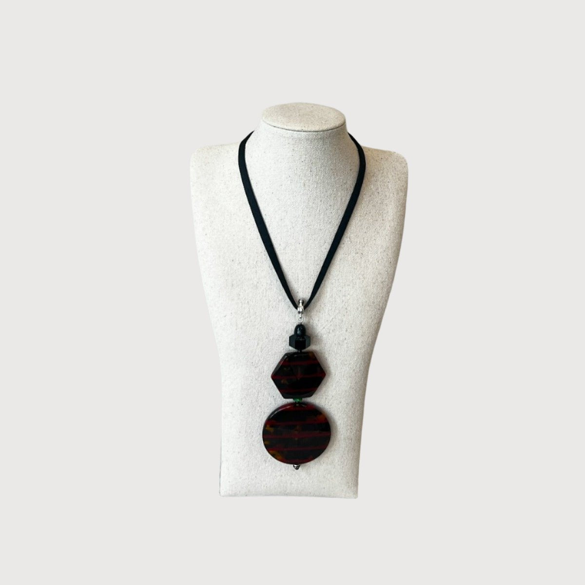 Righe Rosse Ribbon Necklace