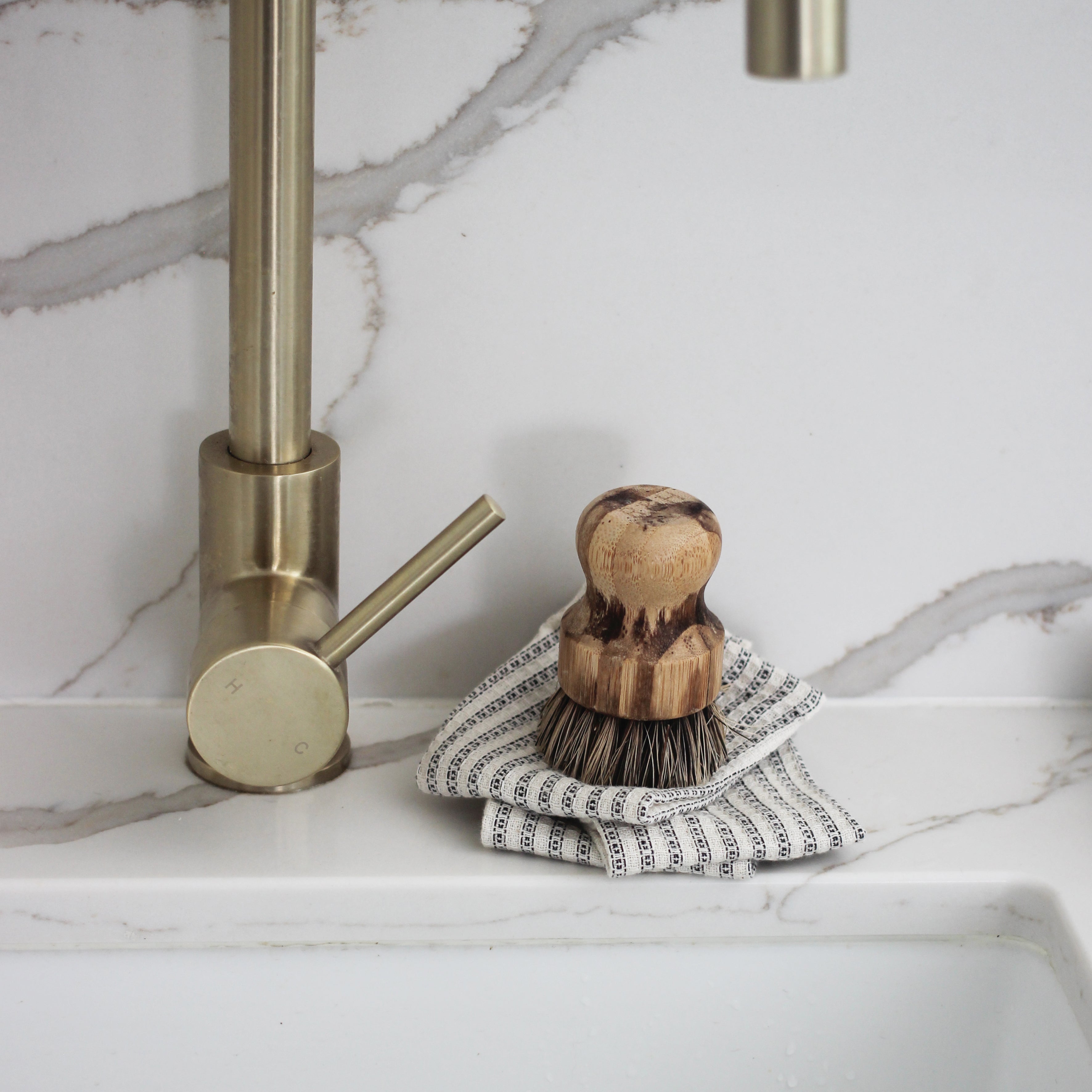 Manor Stripe Waffle Dish Cloths Set of 3