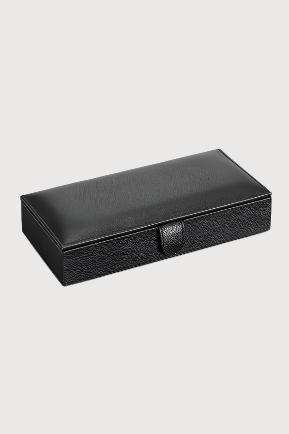 Leather Cufflink Box