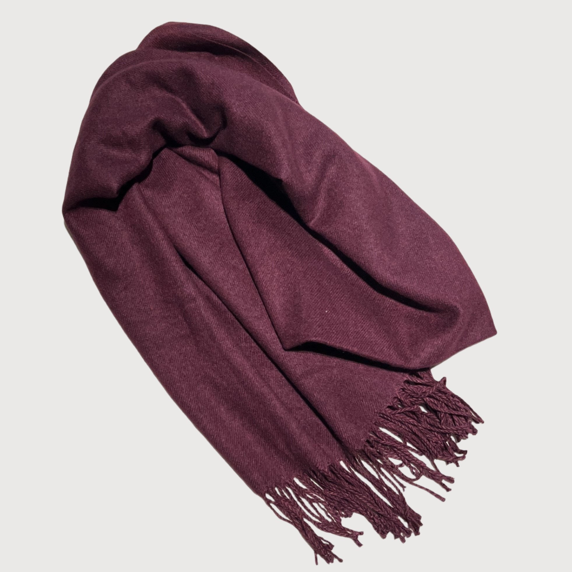 Fringed Cashmere Scarf