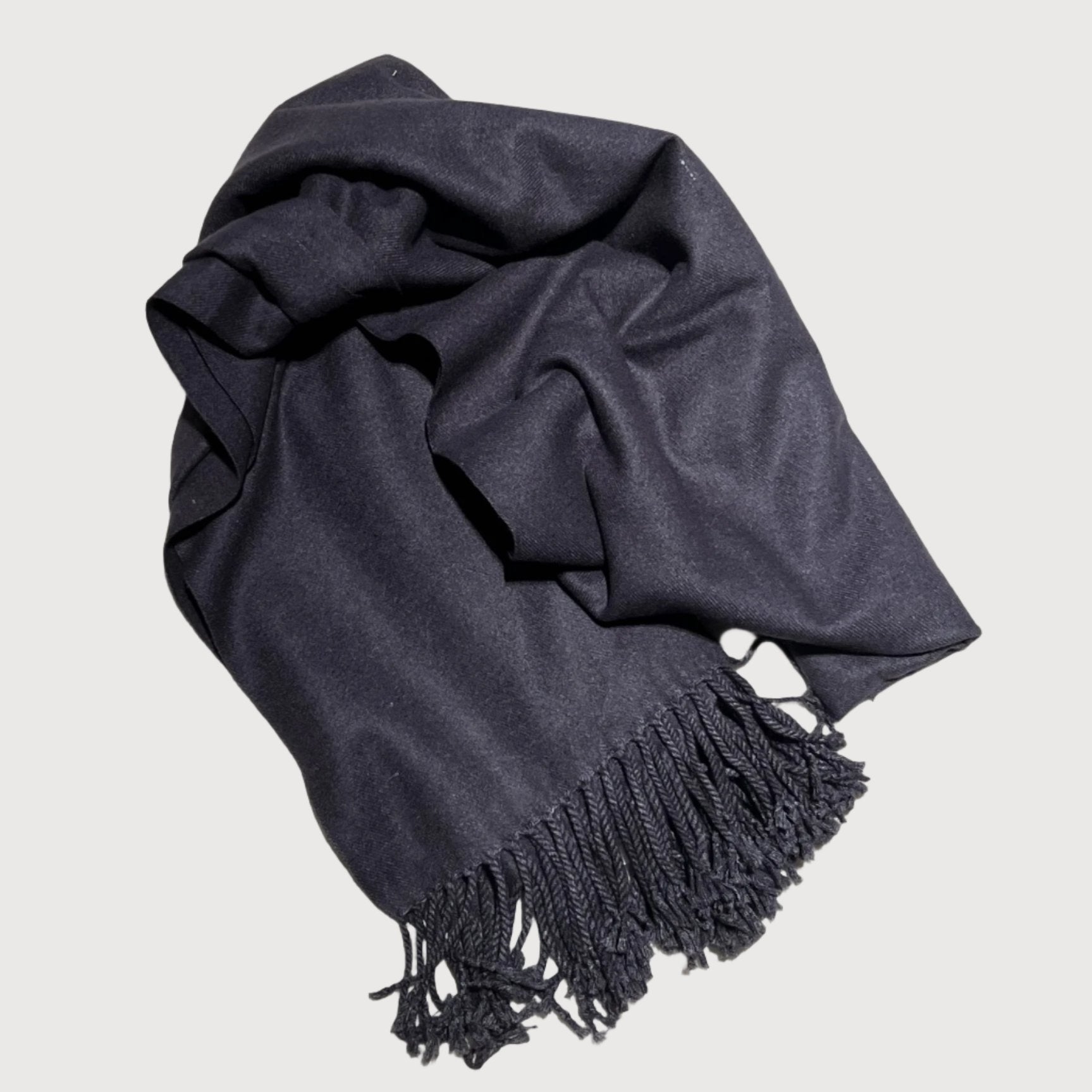 Fringed Cashmere Scarf