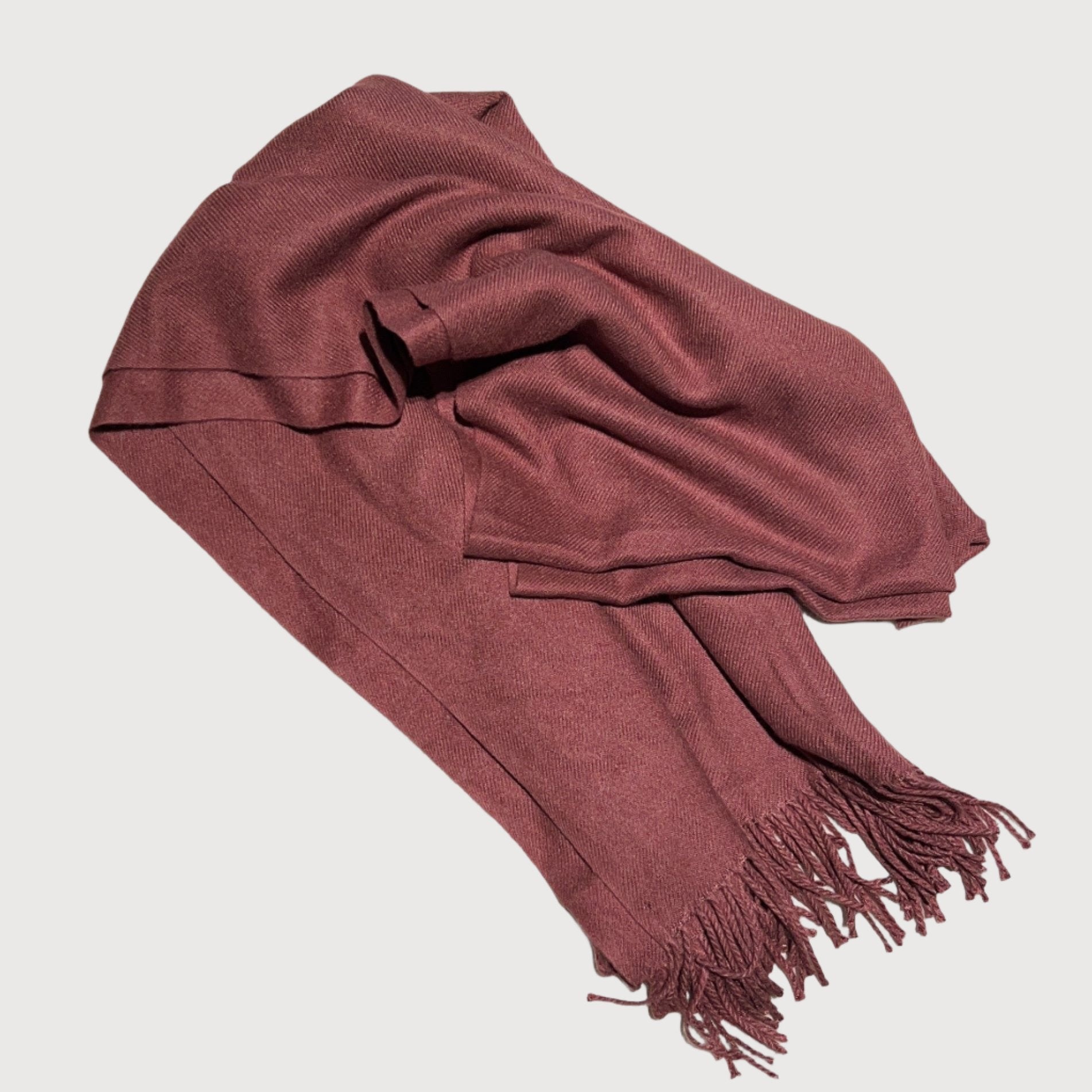 Fringed Cashmere Scarf