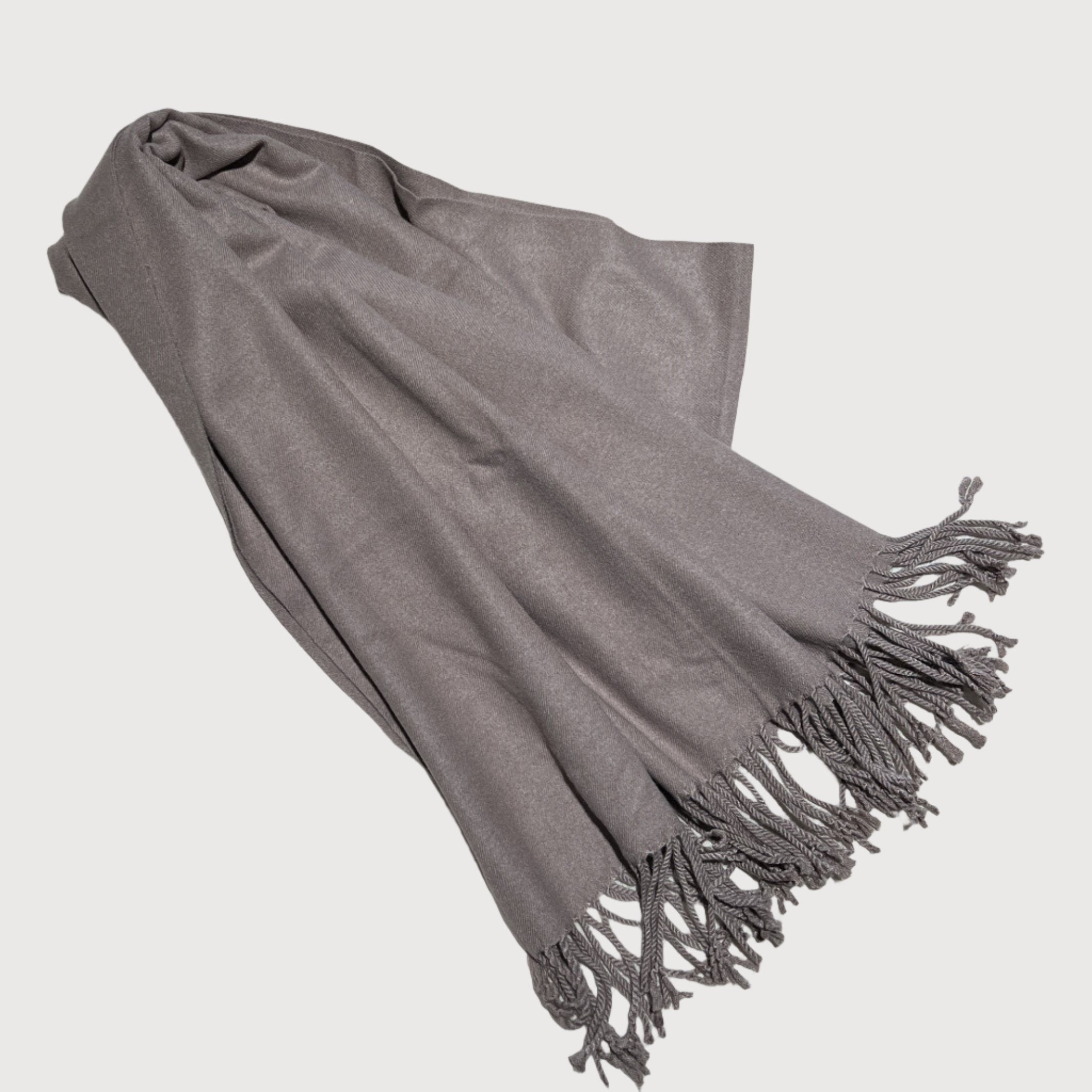 Fringed Cashmere Scarf