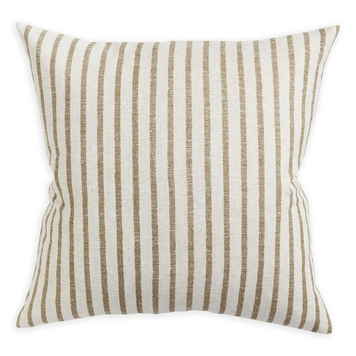 Kythira Washed Pista linen cushion 55 x 55cm