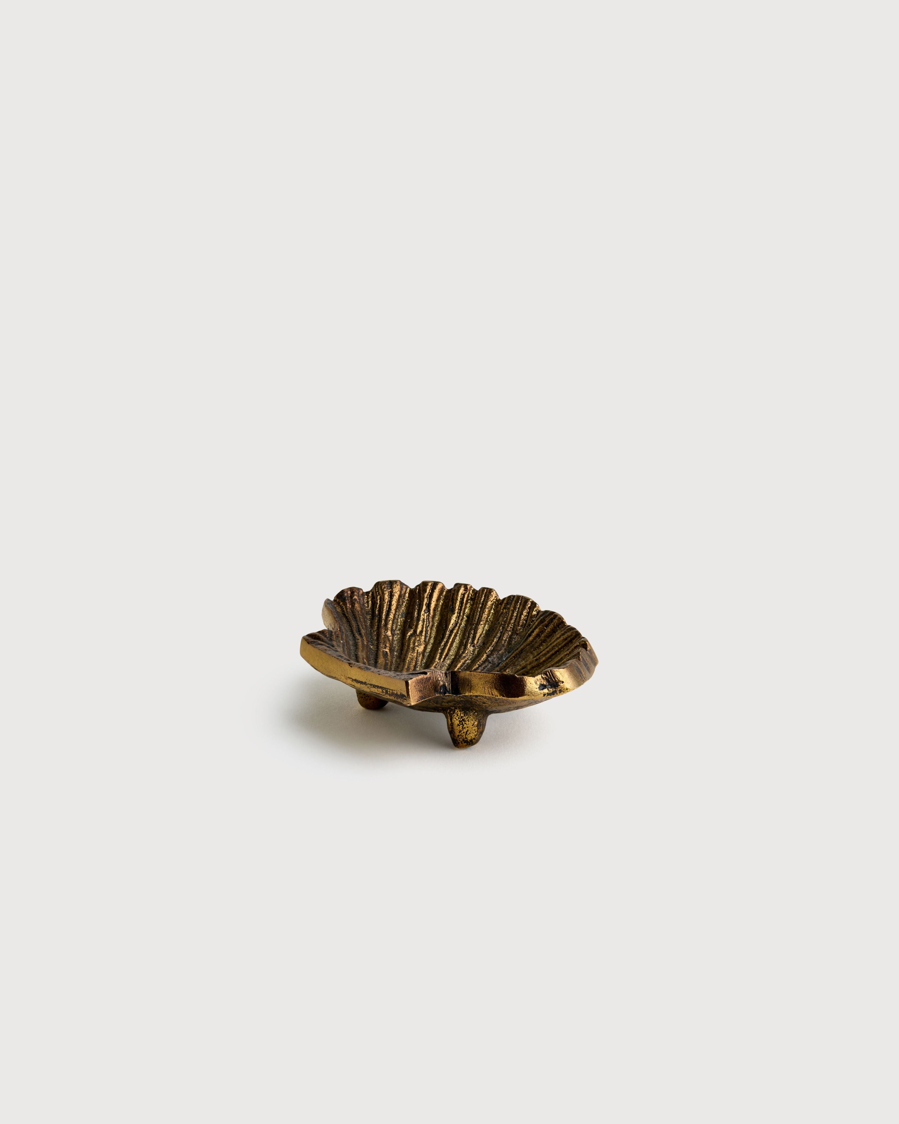 Brass Shell Dish, Small