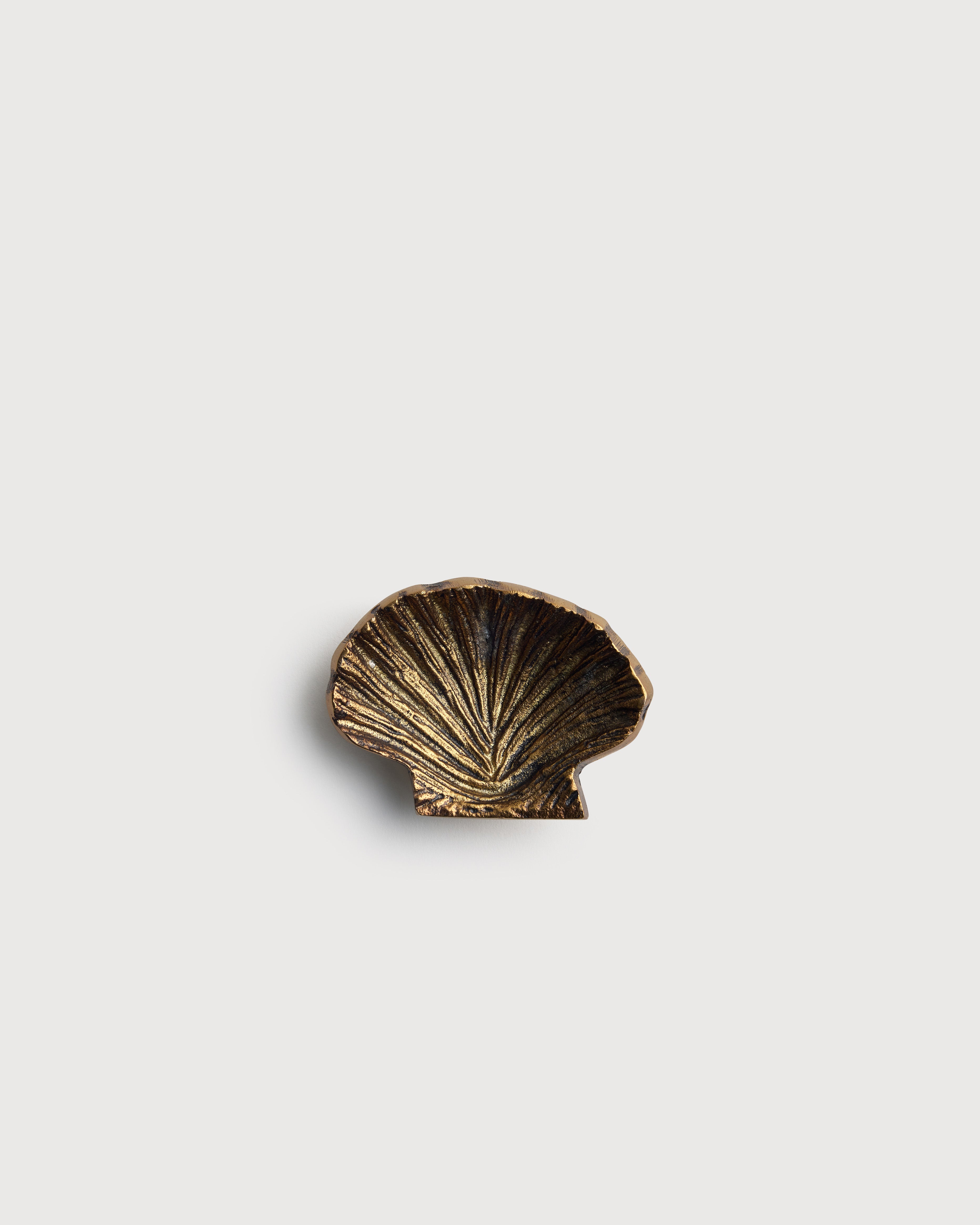 Brass Shell Dish, Small