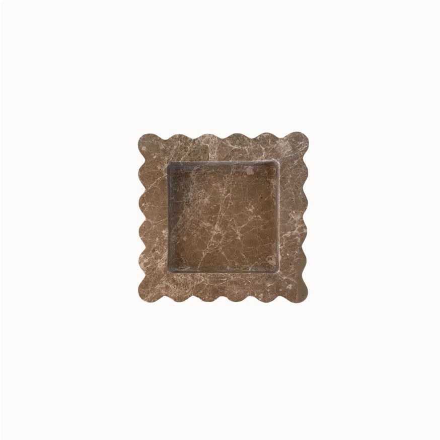 Chantilly Scalloped Tray Petite