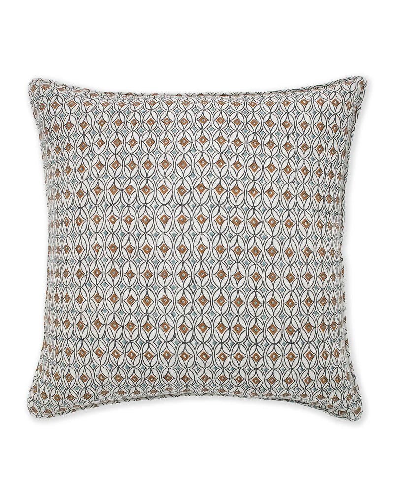 Condesa Tabacco linen cushion 55 x 55cm, includes insert
