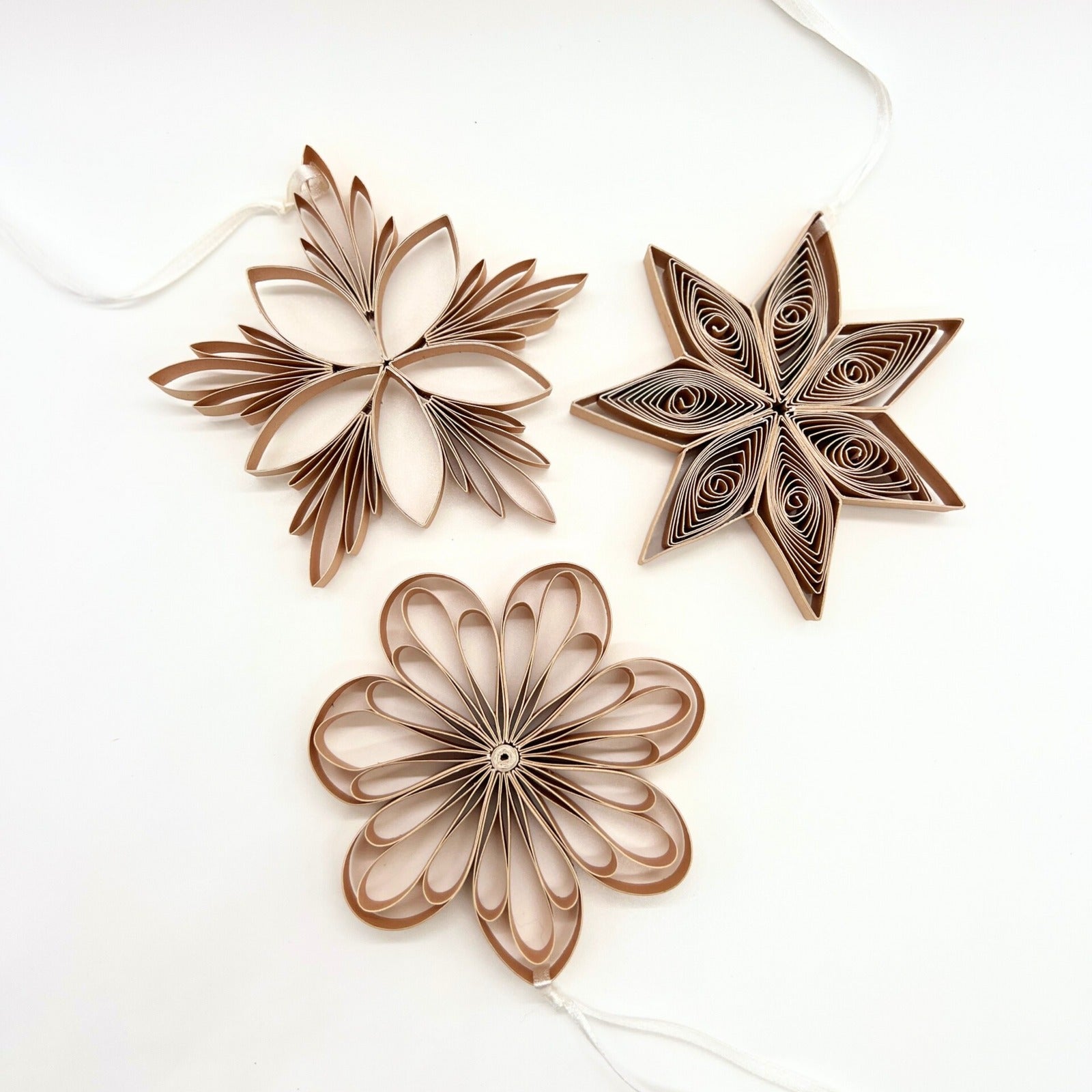 Quilling Star Trio Set of 3