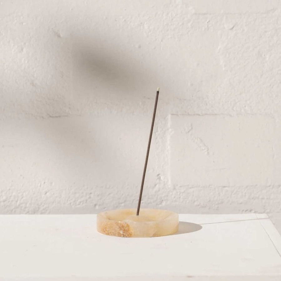 Oriana Onyx Round Incense Holder