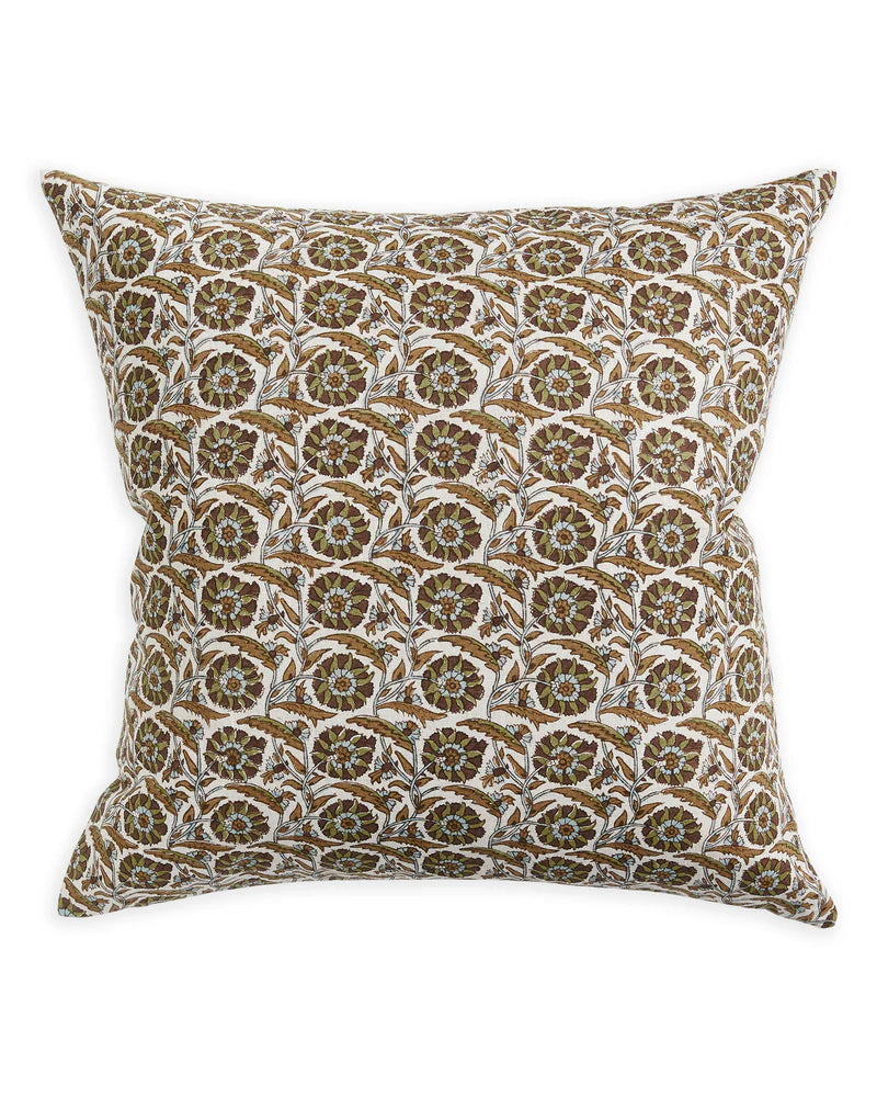Istanbul Toffee linen cushion 50 x 50cm