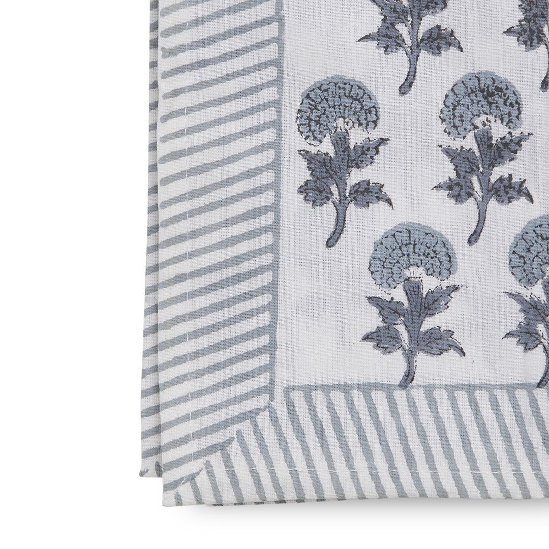 Tableau Poppy Napkin Blue (Set of 4)