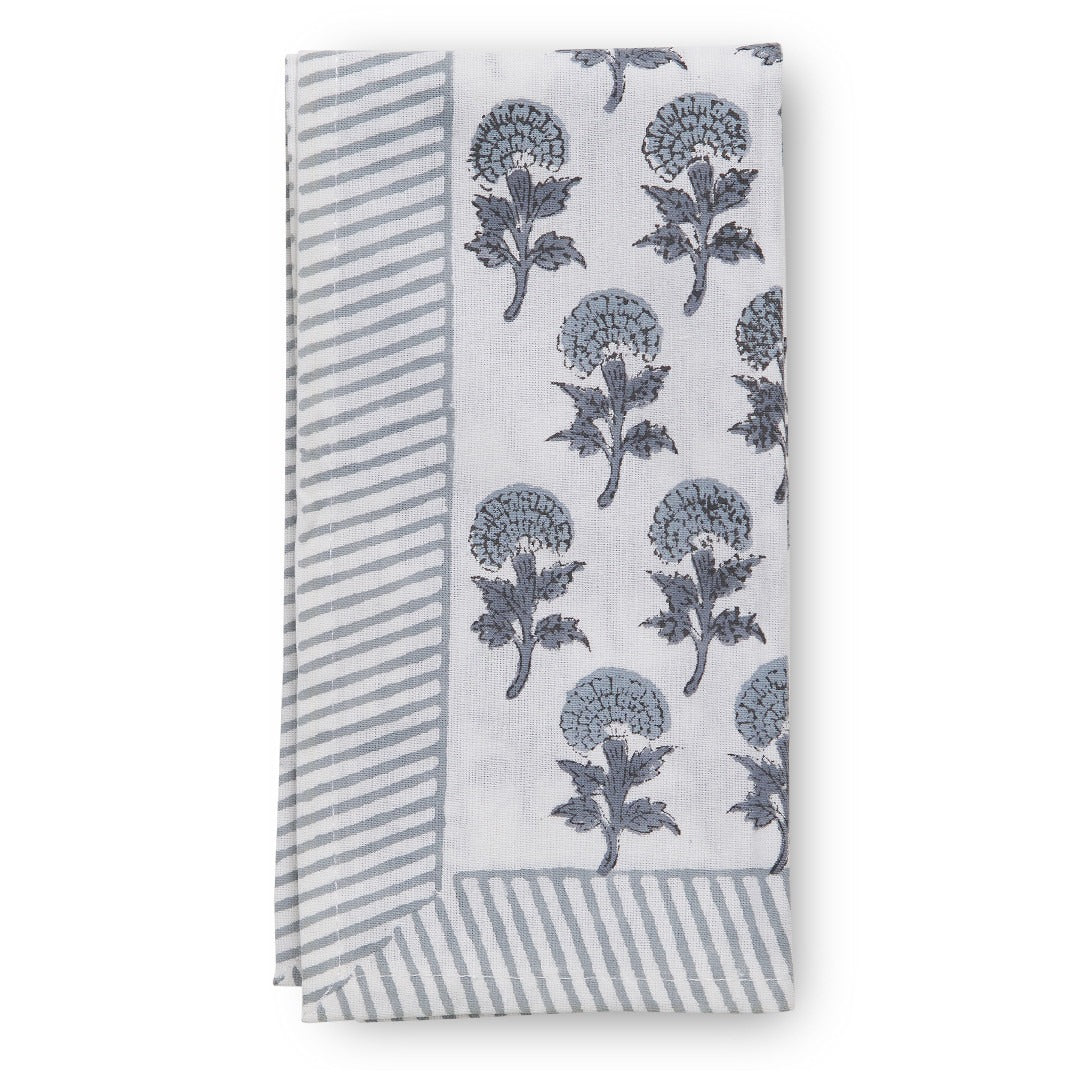 Tableau Poppy Napkin Blue (Set of 4)