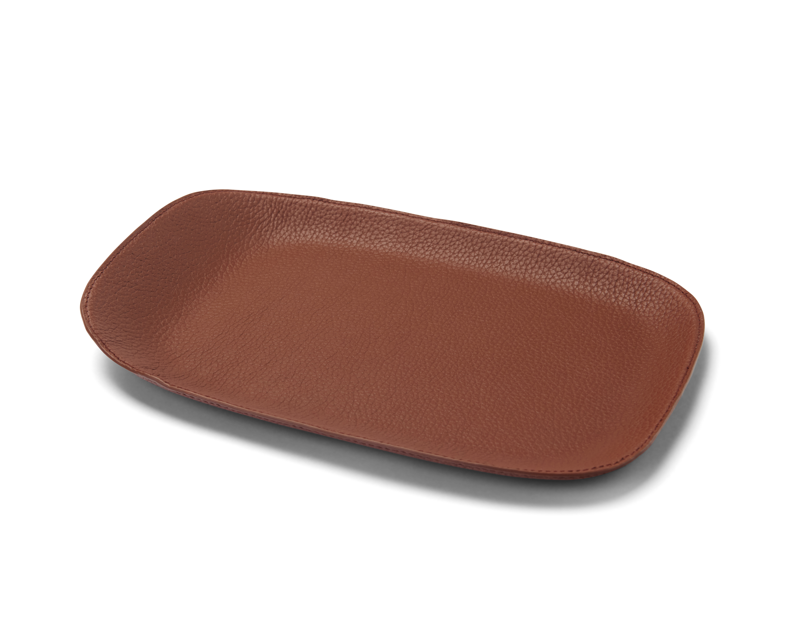 Oxford Leather Valet Tray, Large