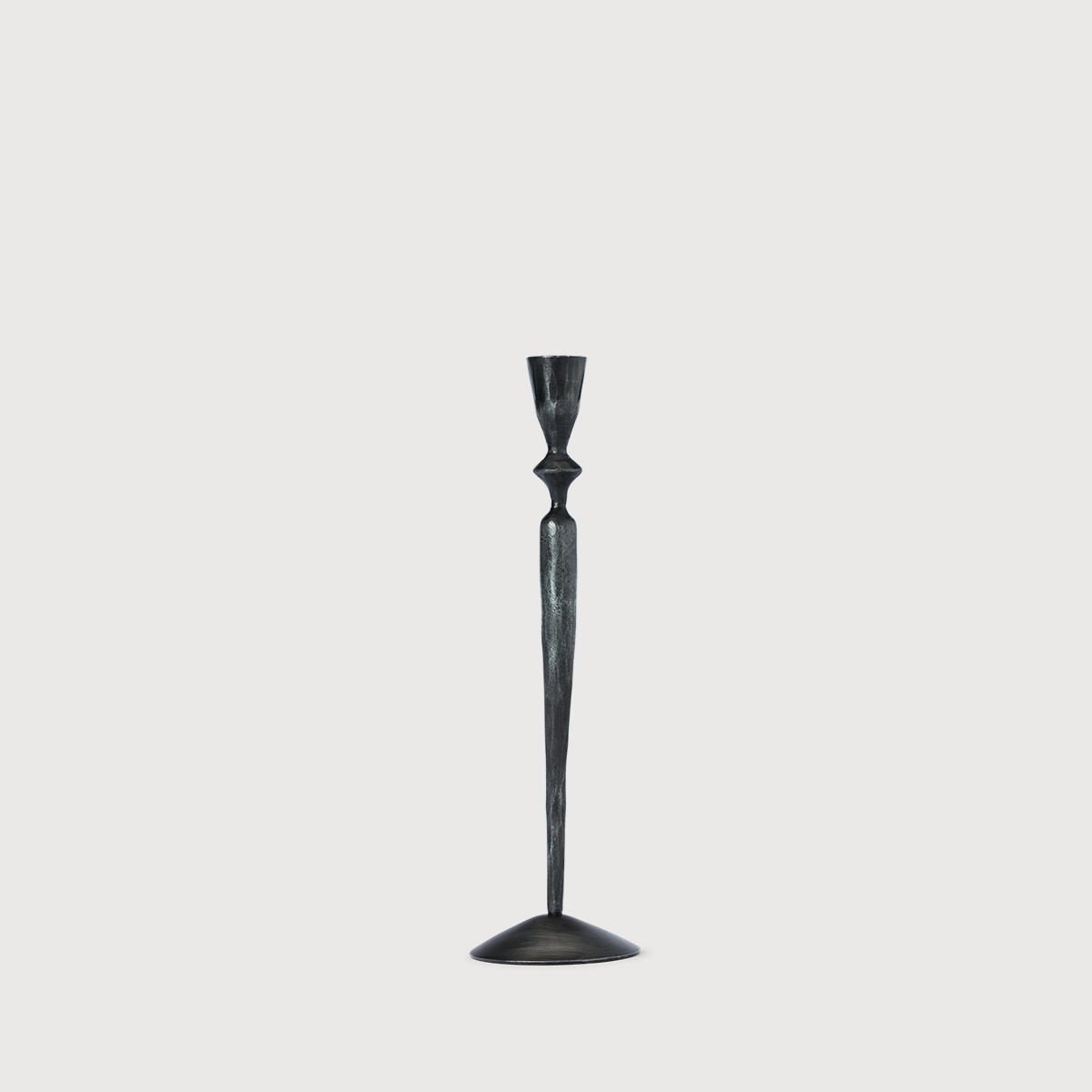 KATE NIXON HOME Regent small candleholder, sculptural candlestick in neutral finish