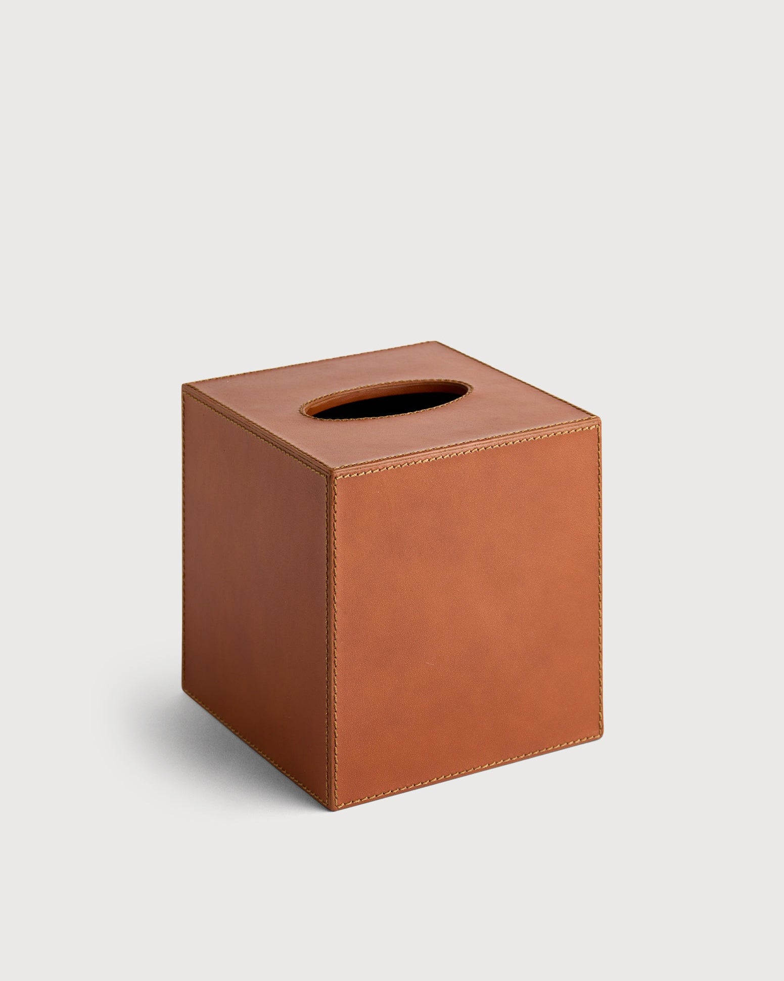 Saddle Tissue Box Cover, Square