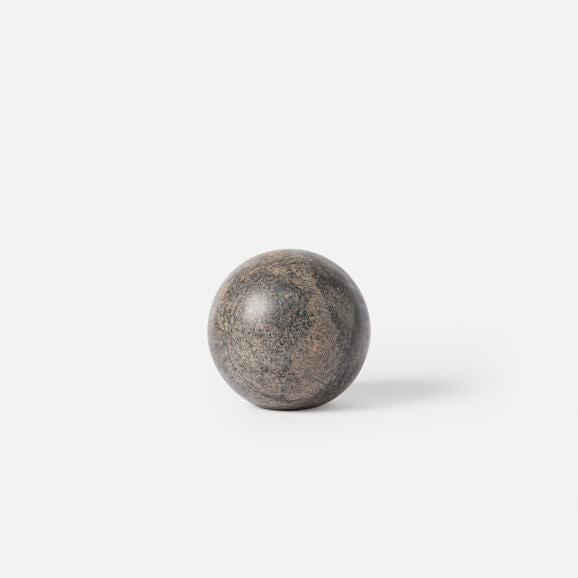 Geo Marble Sphere, Forest Green