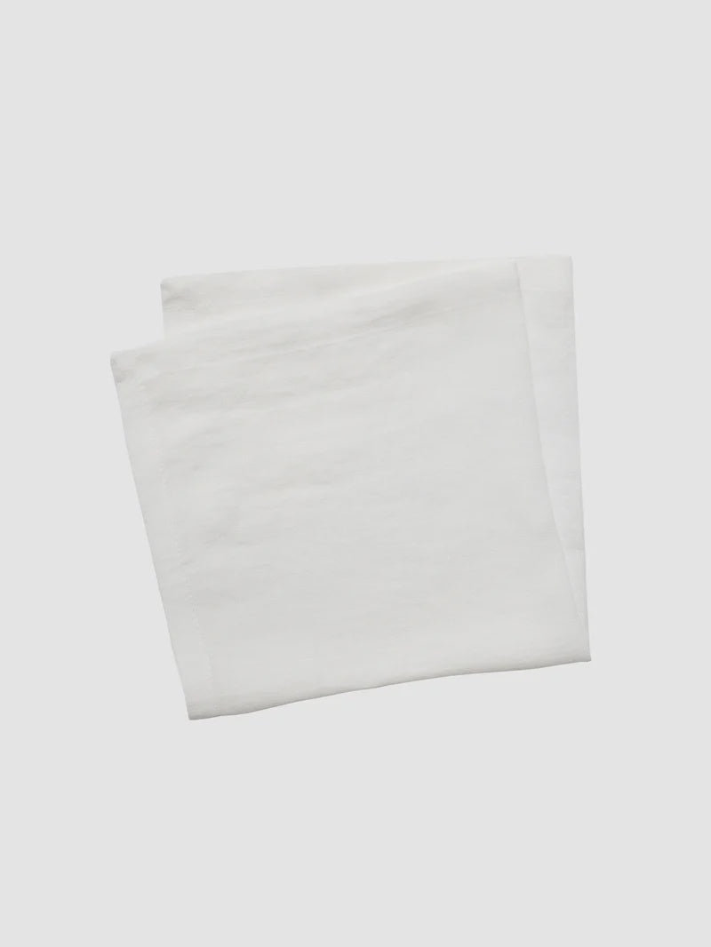 Moss White Napkin 50x50cm - Set of 4