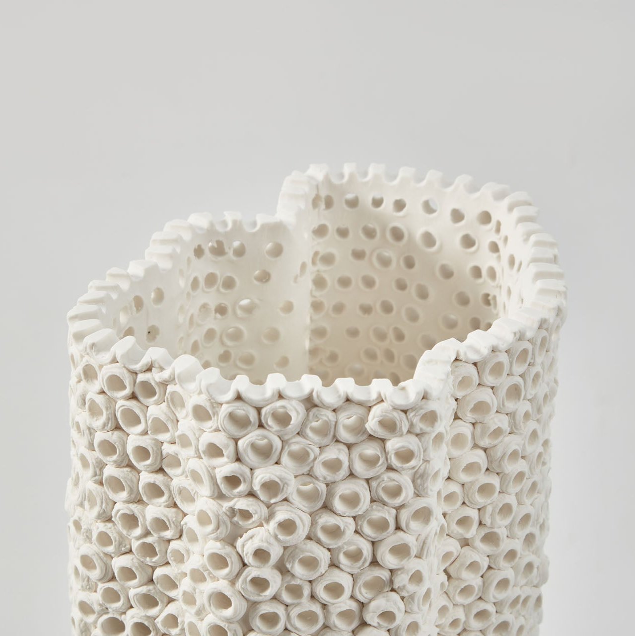 Coralite Vase Ivory - Medium