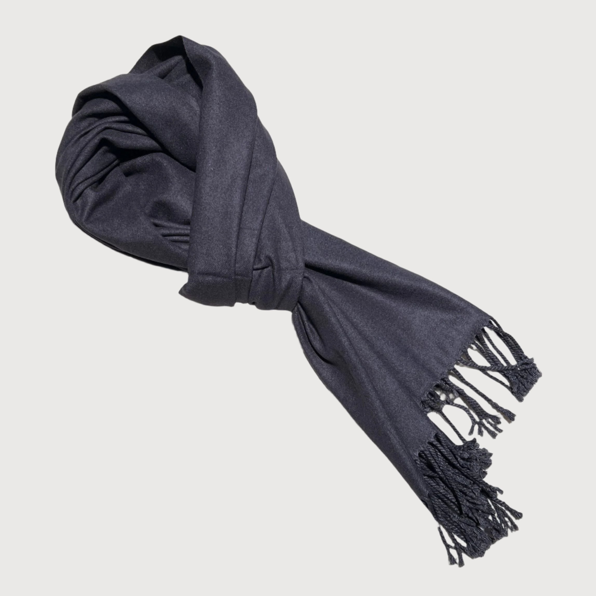 Fringed Cashmere Scarf