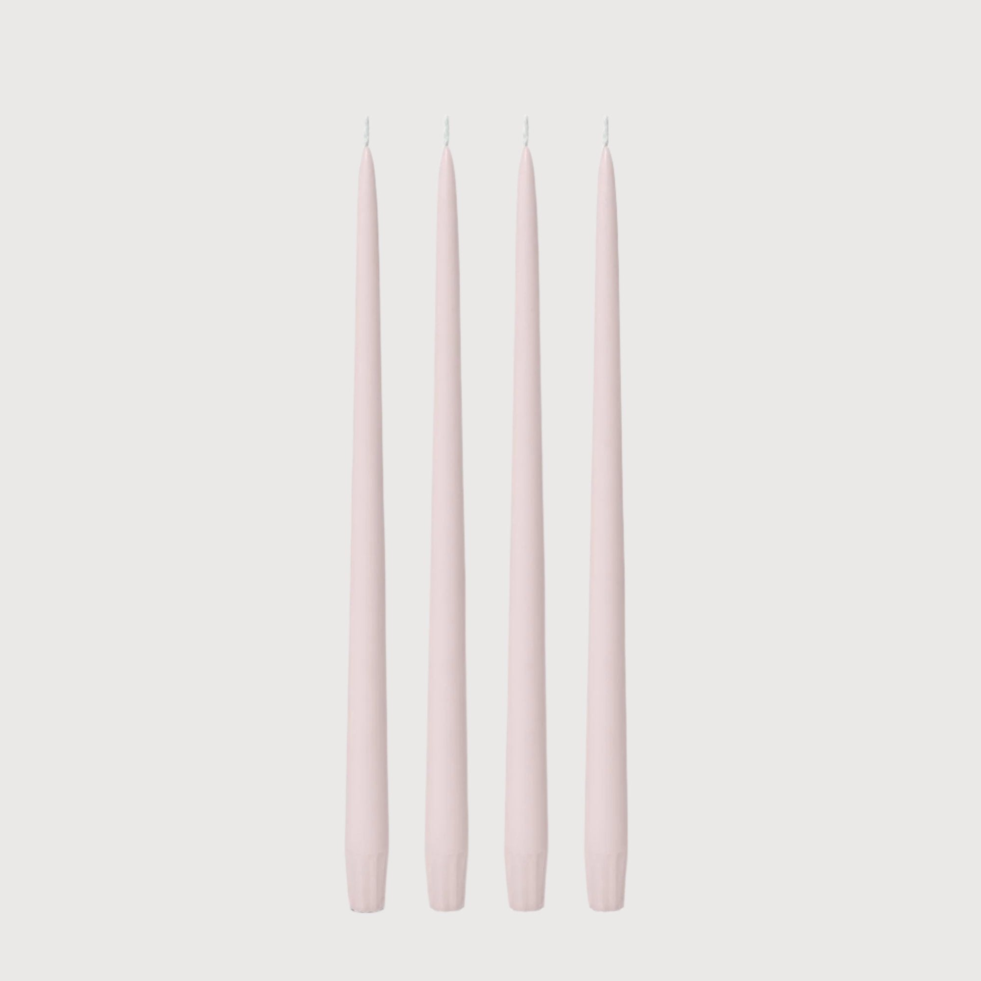 Tapered Candle 35cm, Antique Pink, Pack of 4