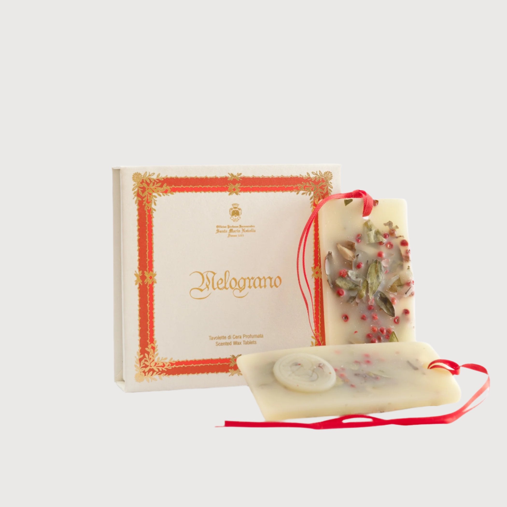 Melograno (Pomegranate) Scented Wax Tablets. Box of 2.