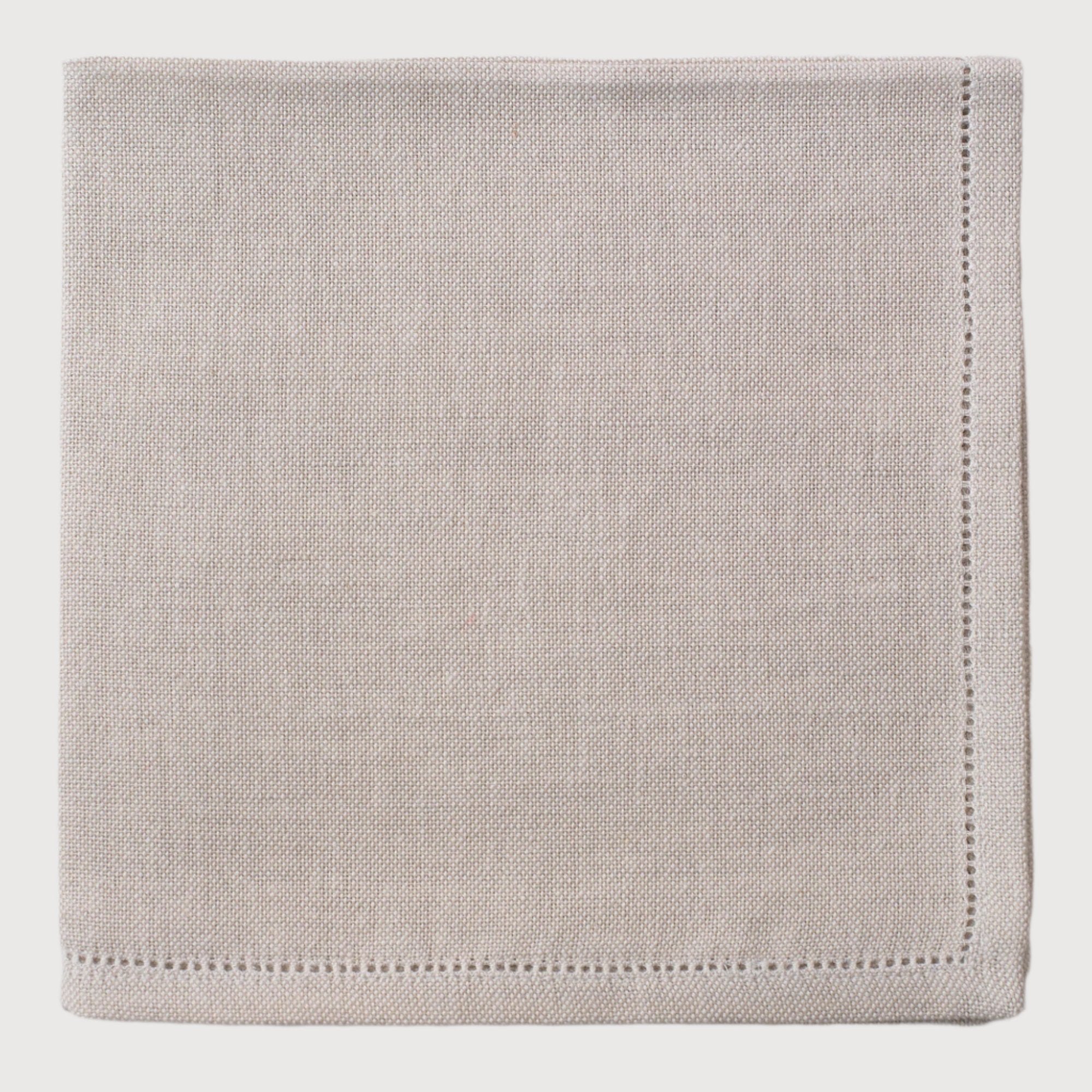 Zodiaco Napkin w Hemstitch 37 Taupe, 50x50cm